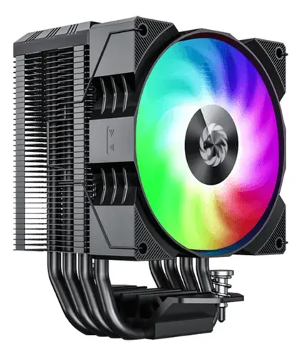 [01973] CPU AIR COOLER GAMEMAX GAMMA 90 DIGITAL BK ARGB 4 TUBOS AMD & INTEL TDP 190W NEGRO