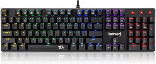 [02034] TECLADO MECANICO REDRAGON SINDRI K671-SP 100% ESPAÑOL SW-ROJO