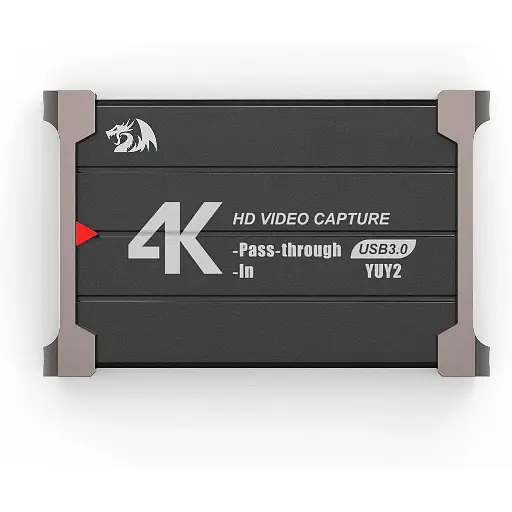 [02047] CAPTURADORA VIDEO EXTERNA REDRAGON VC-321 4K HDMI USB 3.0 