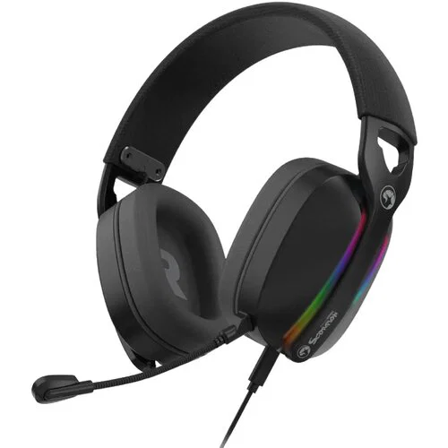 [02174] AUDIFONO CON MICROFONO GAMING MARVO PULZ 70S HG9086 BK RGB USB 7.1 NEGRO