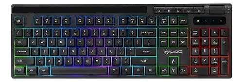 [02185] TECLADO MEMBRANA MARVO K603 SOLDAT S40 RGB  