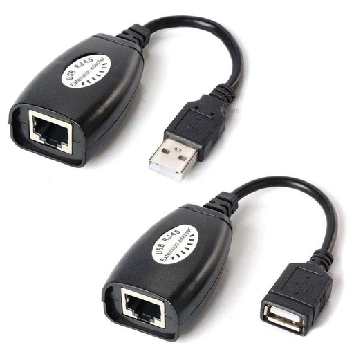 [00702] ADAPTADOR EXTENSOR USB A RJ45