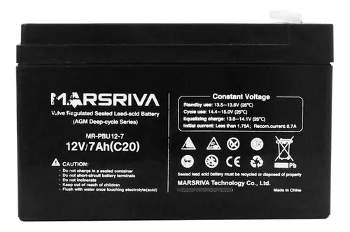 [01306] BATERIA AGM 12V-7AH MARSRIVA
