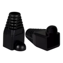 [01132] BOTA RJ45 NEGRO WIREPLUS PAQ 100 UNID