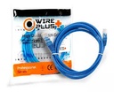 [01121] CABLE PATCH CORD WIREPLUS CAT 5E 2M AZUL