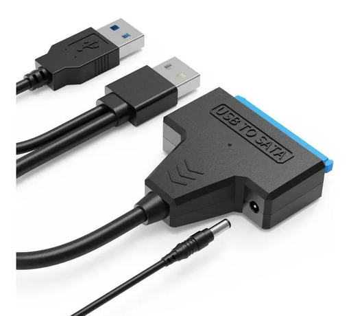 [00215] CONVERTIDOR SATA A USB 3.0 DISCO SSD/HDD 3.5 Y 2.5" + USB Y DC