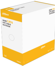 [00831] BOBINA CABLE UTP 305M CAT 6 EXTERIOR DAHUA 100% DH-PFM920-6U
