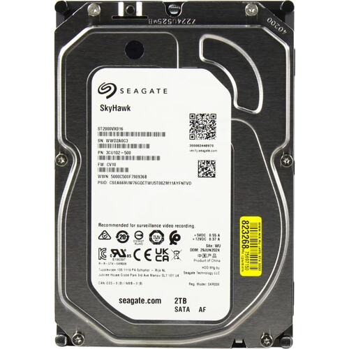 [00429] DD 3.5" 2TB SEAGATE SKYHAWK SATA ST2000VX007