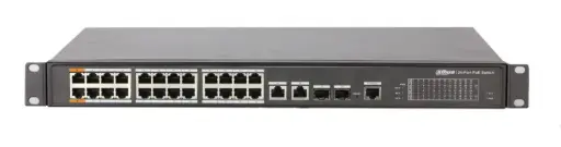 [00195] SWITCH DAHUA DH-PFS4226-24GT-240 PUERTOS 24 POE GIGABIT CON 2UP GIGABIT ADMIN RACK 240W