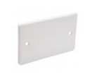 [01139] TAPA CIEGA INDUMA PLAST BLANCA 2 X 4