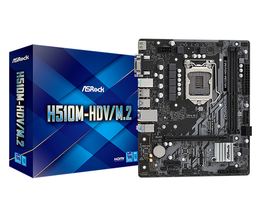 [00374] TARJETA MADRE H510M-HDV/M.2  M-ATX SOCKET LGA1200 2XDDR4