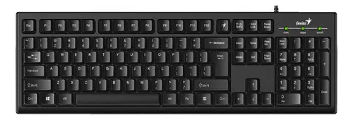 [00275] TECLADO GENIUS KB-100 SP USB NEGRO