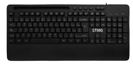 [01370] TECLADO STRIG K27 MULTIMEDIA USB NEGRO