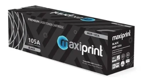 [00111] TONER W1105A/105A COMPATIBLE HP BLACK MAXIPRINT