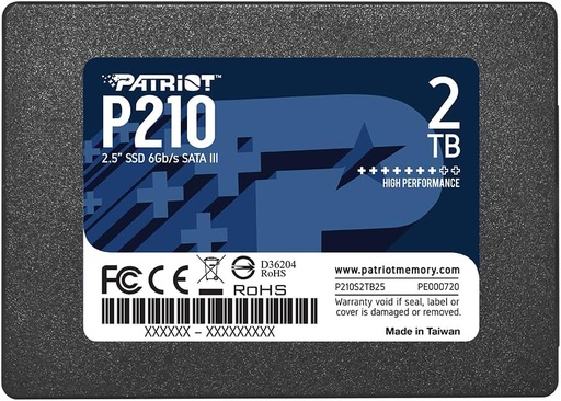 [01382] UNIDAD SSD 2.5" 2TB PATRIOT SATA